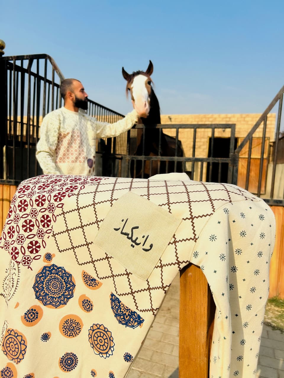 DHANAK - Beige sweat shirt